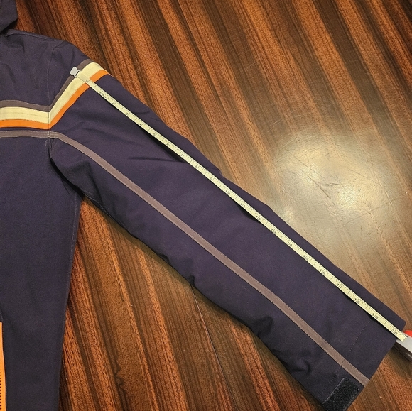 Descente Navy Detachable Hood Softshell Zip Jacket Junior 14 Ski Hike EUC - Picture 13 of 14